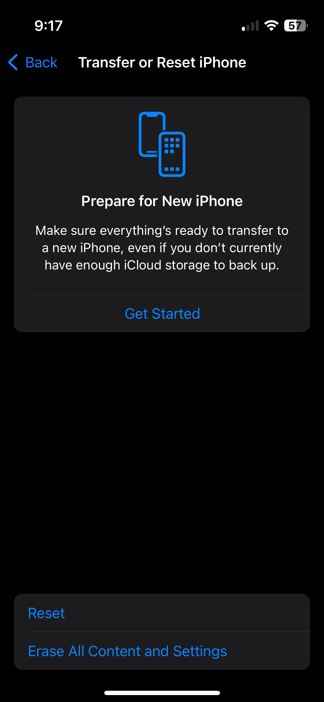 iOS Restart
