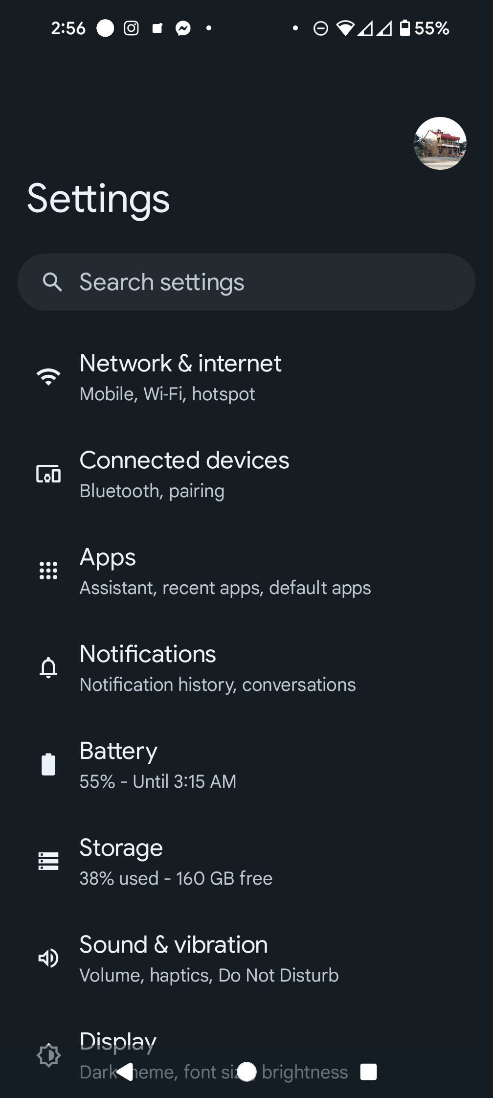 phone setting