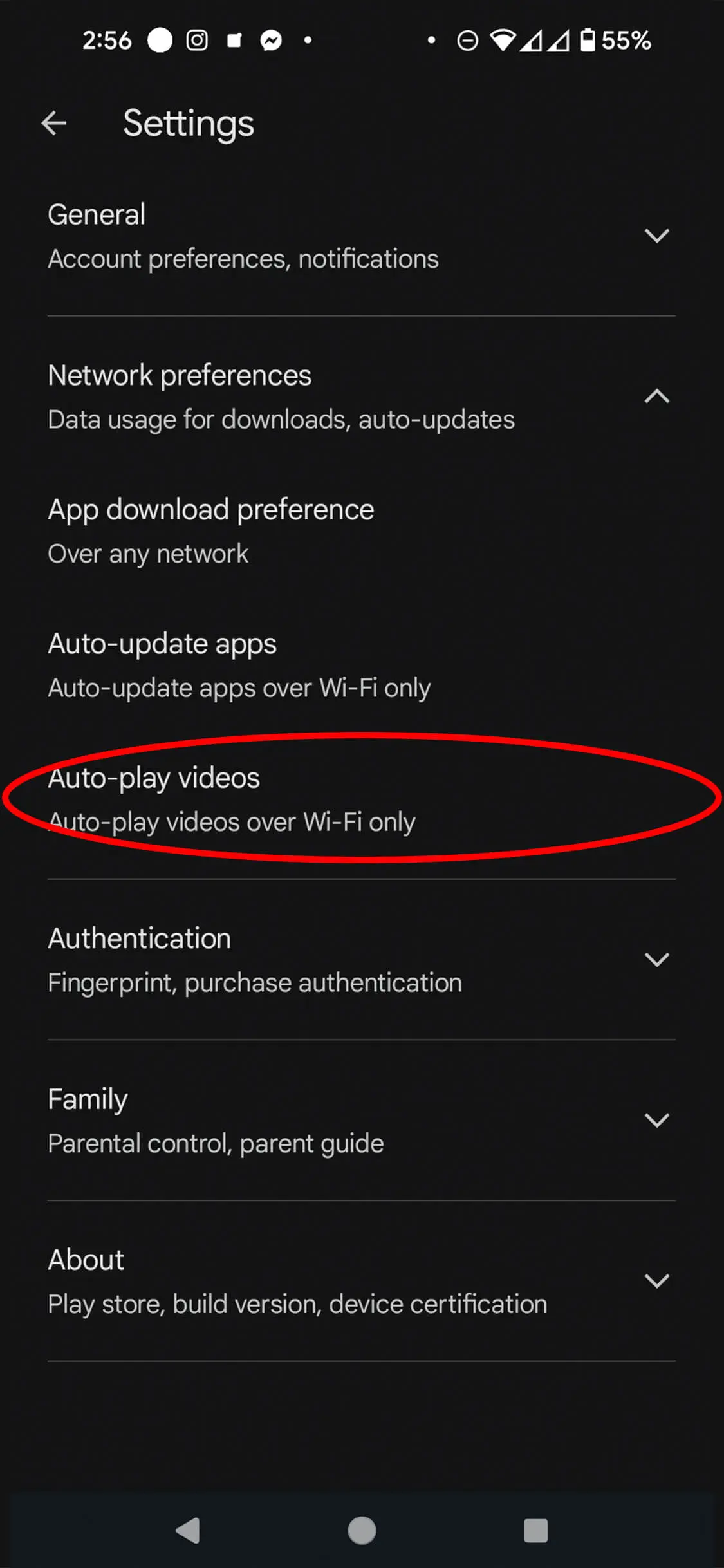 disable autoply