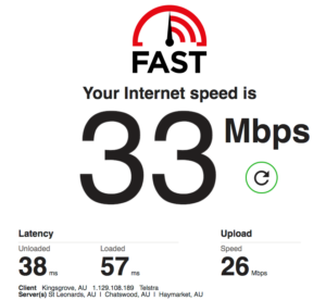 Speed test